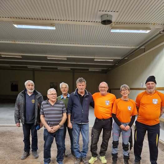 Vinterpokalens 3:dje plats kneps av Kjell, Allan, Göte och Lasse. På en hedrande 4:de plats kom Mulde med Björn, Karin och Jan